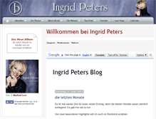 Tablet Screenshot of ingrid-peters.de